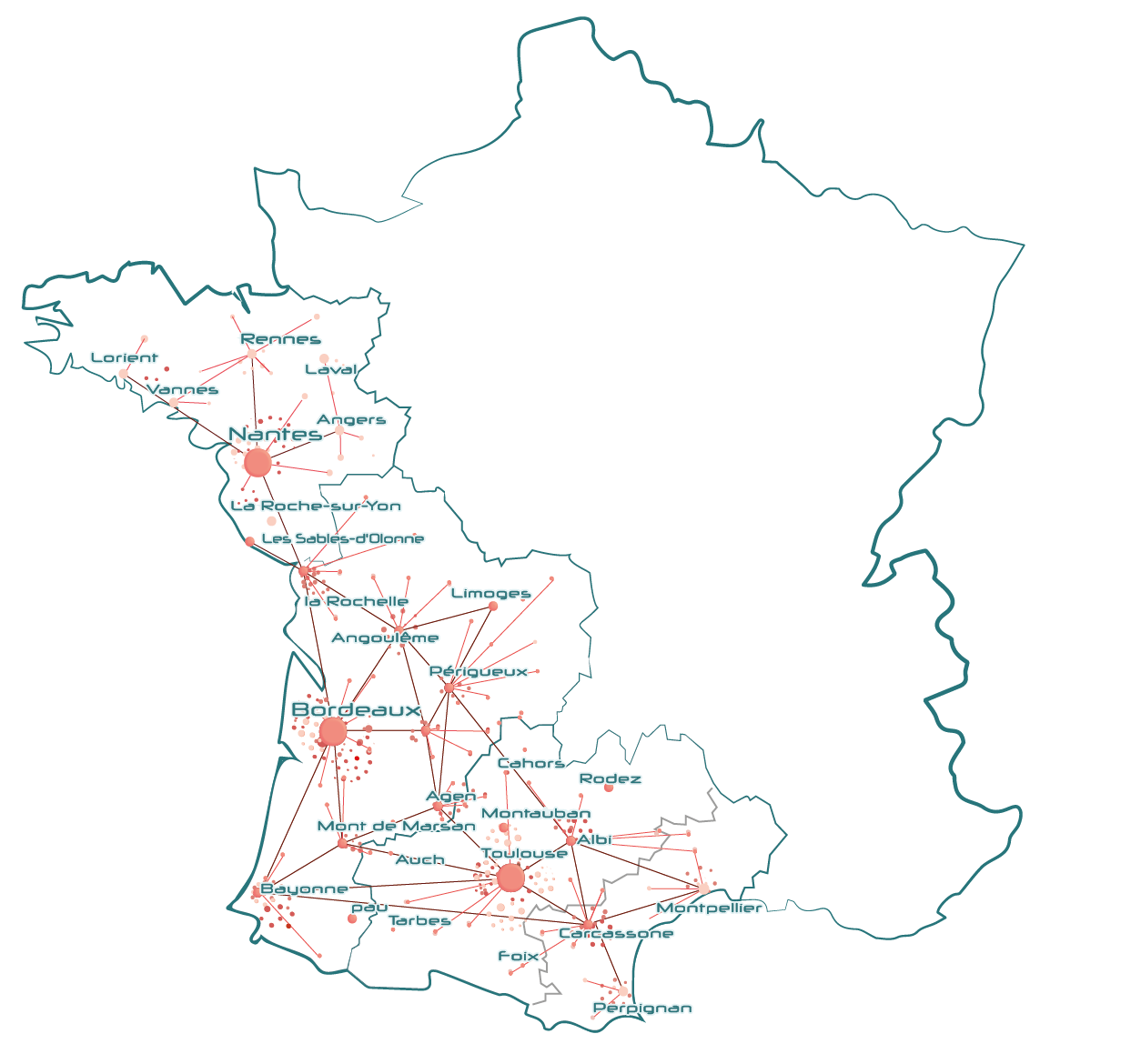 CARTE FRANCE HORIZON+3 3agences
